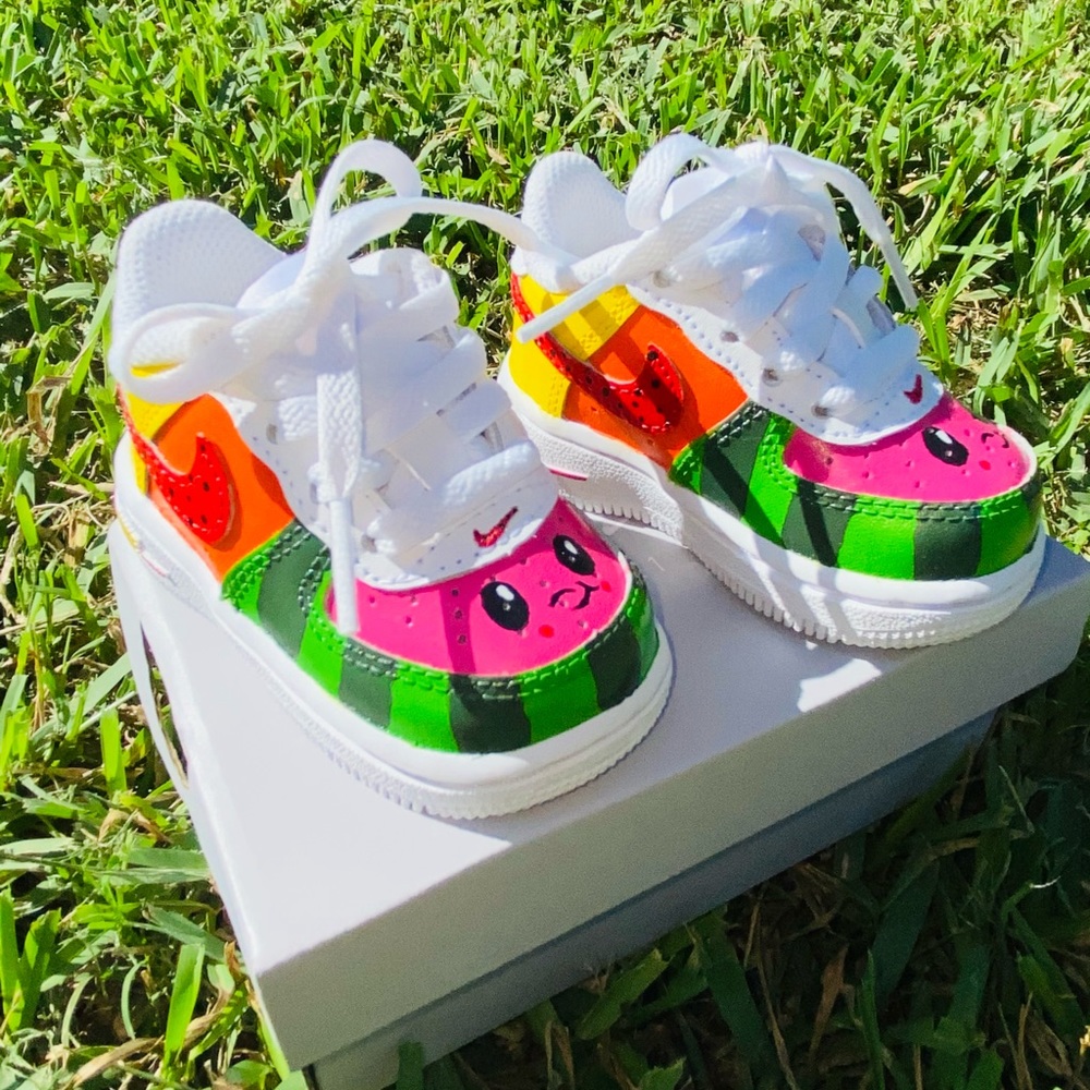 Custom CoCoMelon Air Force 1s